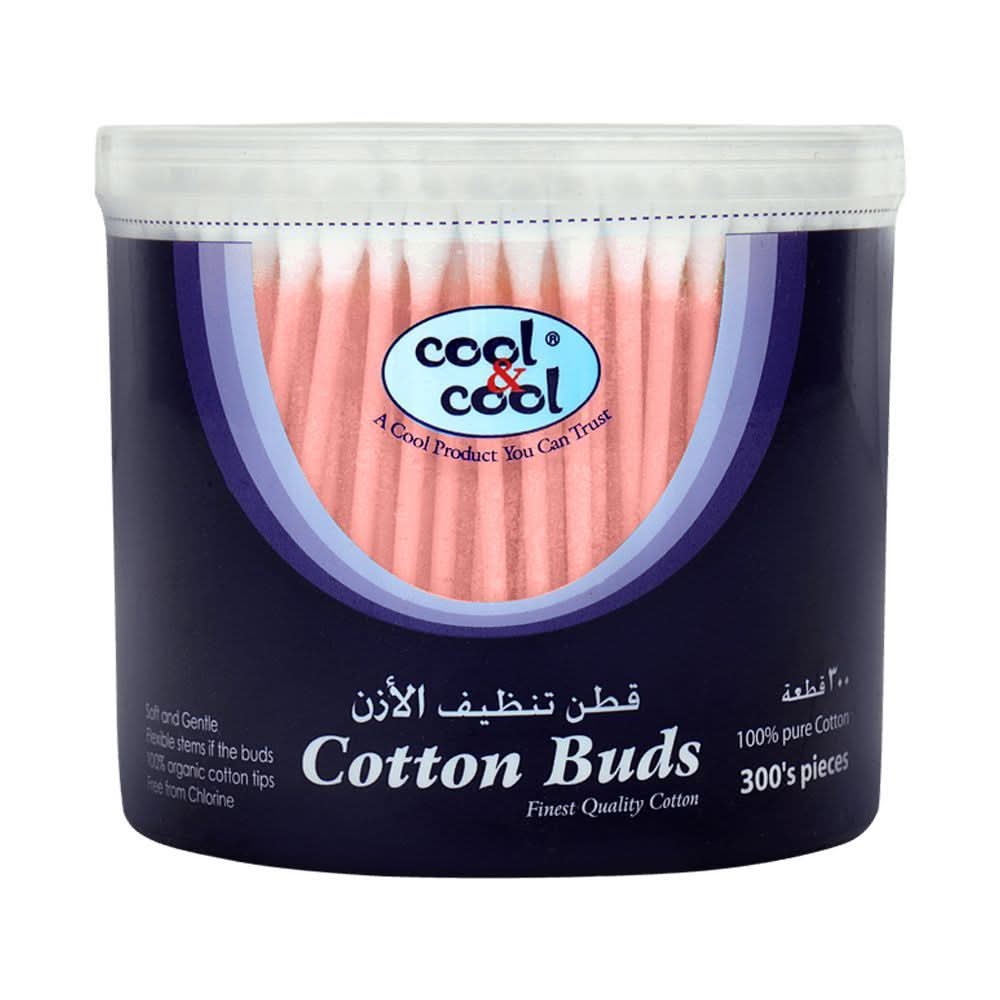 Cool & Cool Cotton Buds, 300-Pack, Baby Care, Cool & Cool, Chase Value