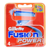 Gillette Fusion Power Razor Blades, 4-Pack, After Shaves, Gillette, Chase Value