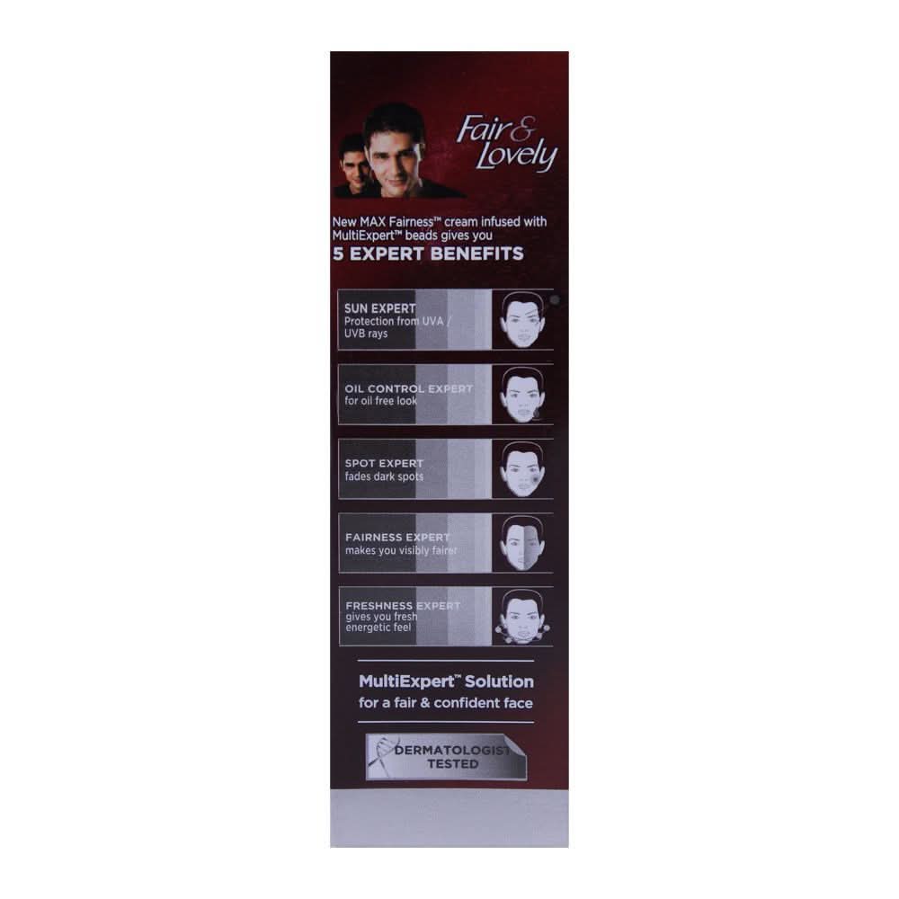 Fair & Lovely Men Max Fairness Multi Expert Face Cream 25g, Creams & Lotions, Fair & Lovely, Chase Value