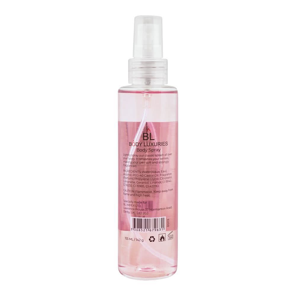 Body Luxuries Japanese Cherry Body Splash, 155ml, Men Body Spray & Mist, Body Luxuries, Chase Value