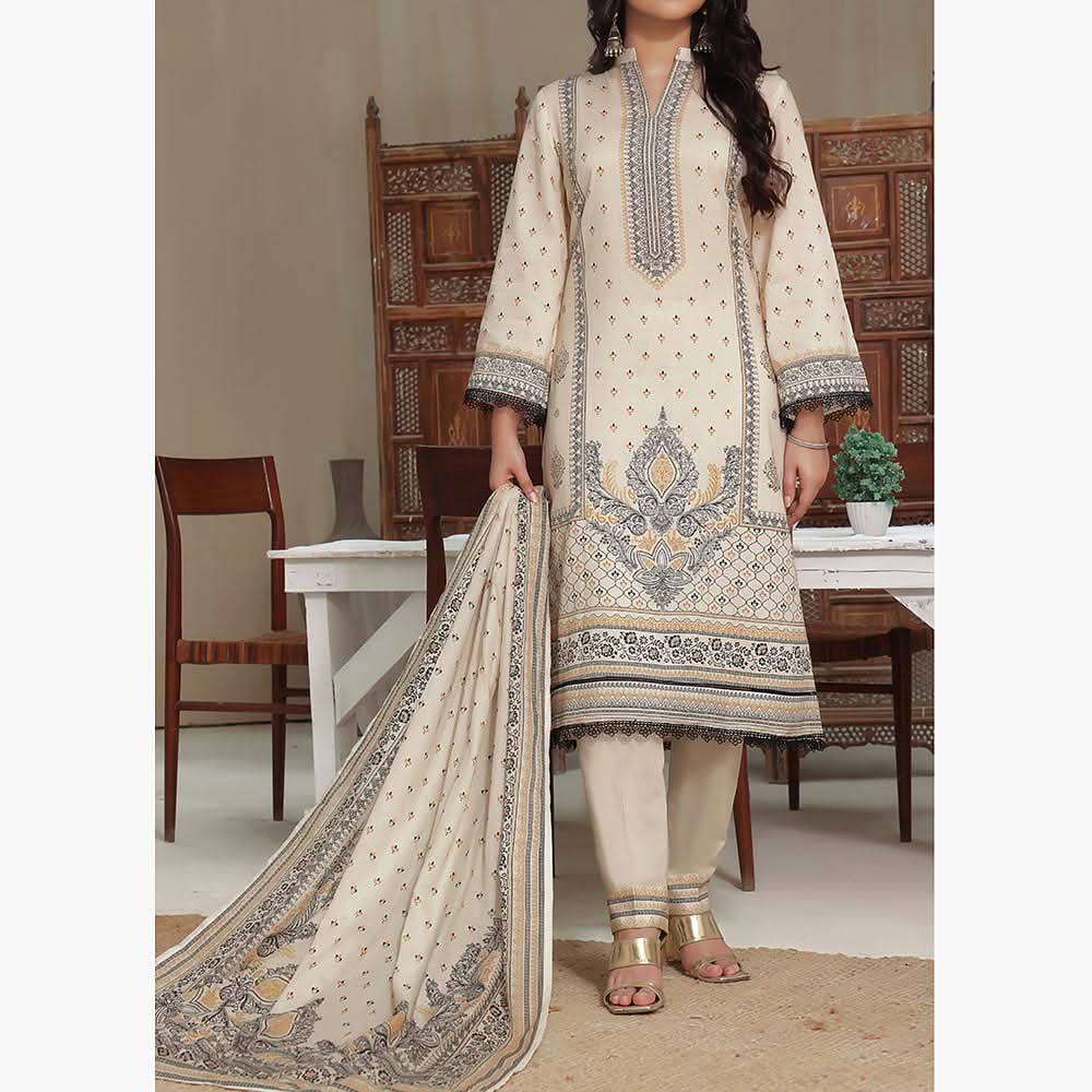VS Malhar Cambric Printed Unstitched 3Pcs Suit V-1, Women, 3Pcs Shalwar Suit, VS Textiles, Chase Value
