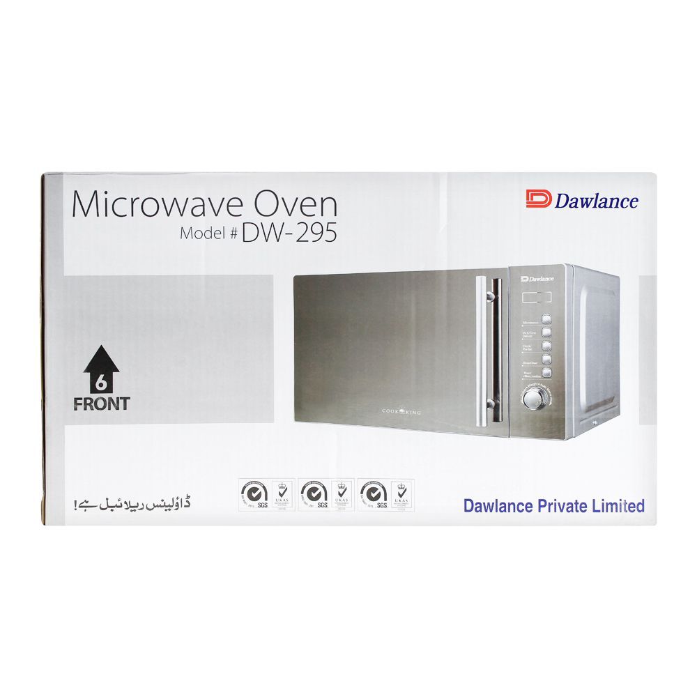 Dawlance Solo Microwave Oven, 20 Liters, DW-295, Microwave & Oven, Dawlance, Chase Value