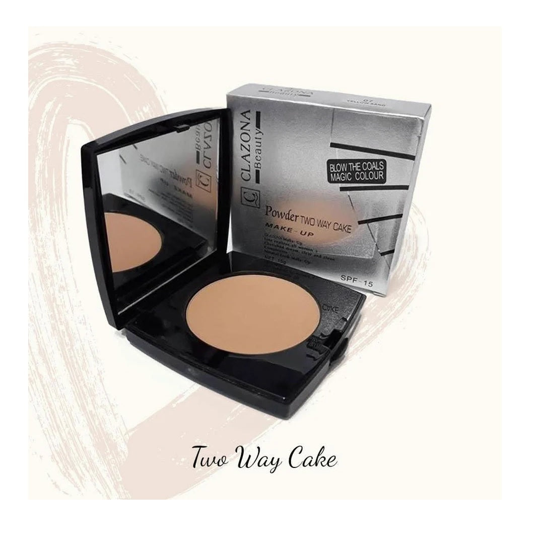 Clazona Beauty Powder Two Way Cake Makeup SPF15 - 5g