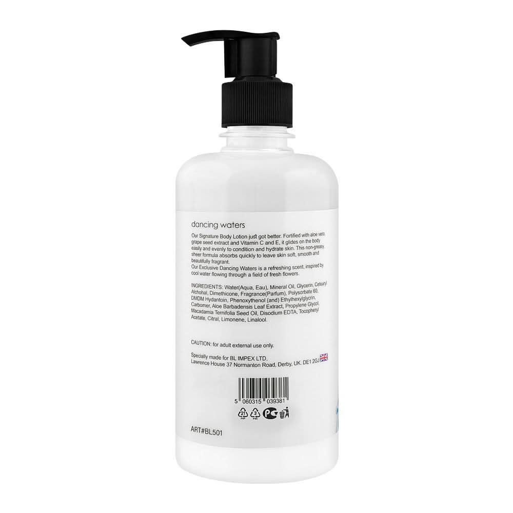 Body Luxuries Dancing Waters Body Lotion, 500ml, Creams & Lotions, Body Luxuries, Chase Value
