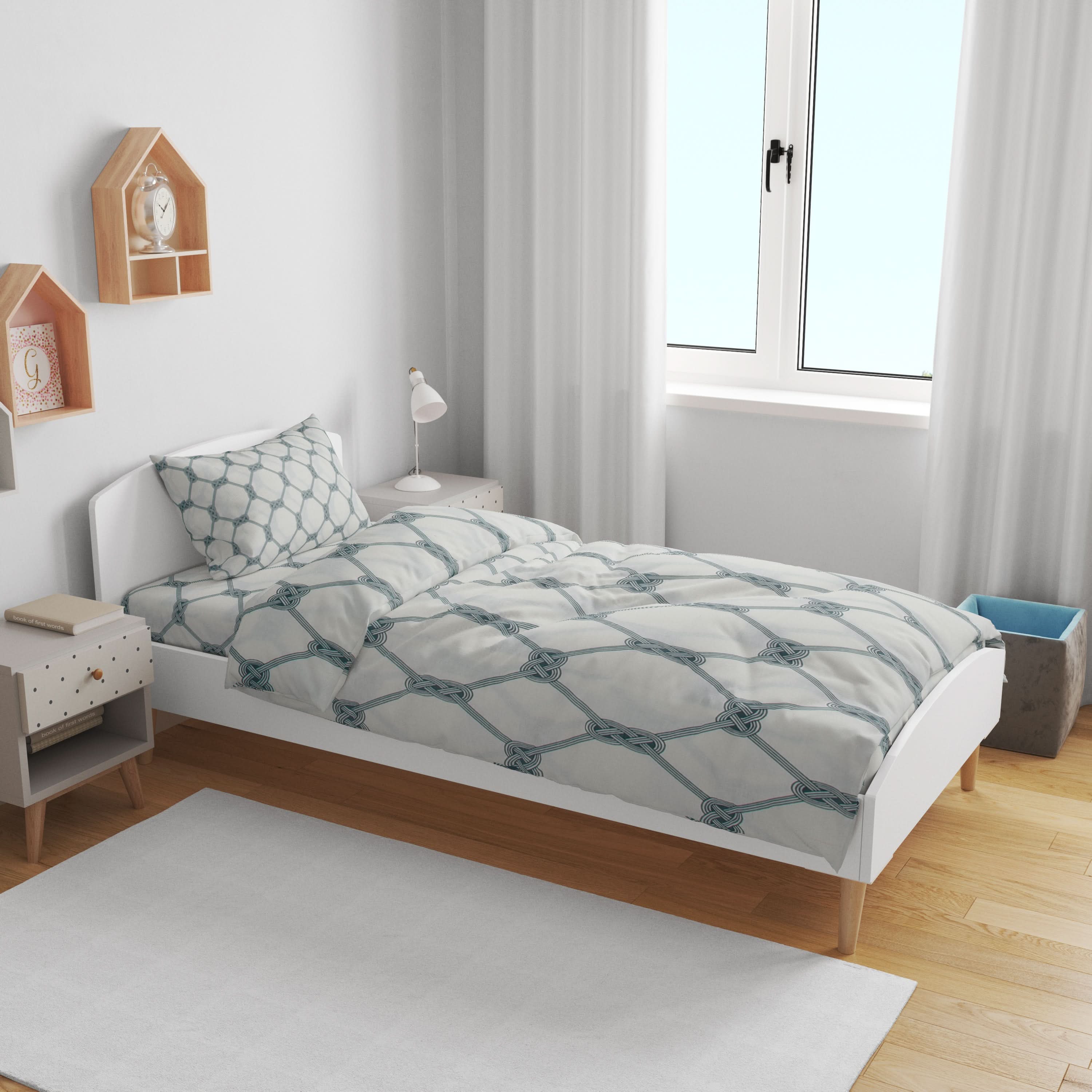 Single Bedsheet 2pcs - N17, Single Size Bed Sheet, Chase Value, Chase Value