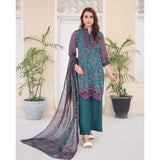 Laiba By SN Cloth Printed Unstitched 3 Pcs Suit - 16, Women, 3Pcs Shalwar Suit, SN Cloth, Chase Value