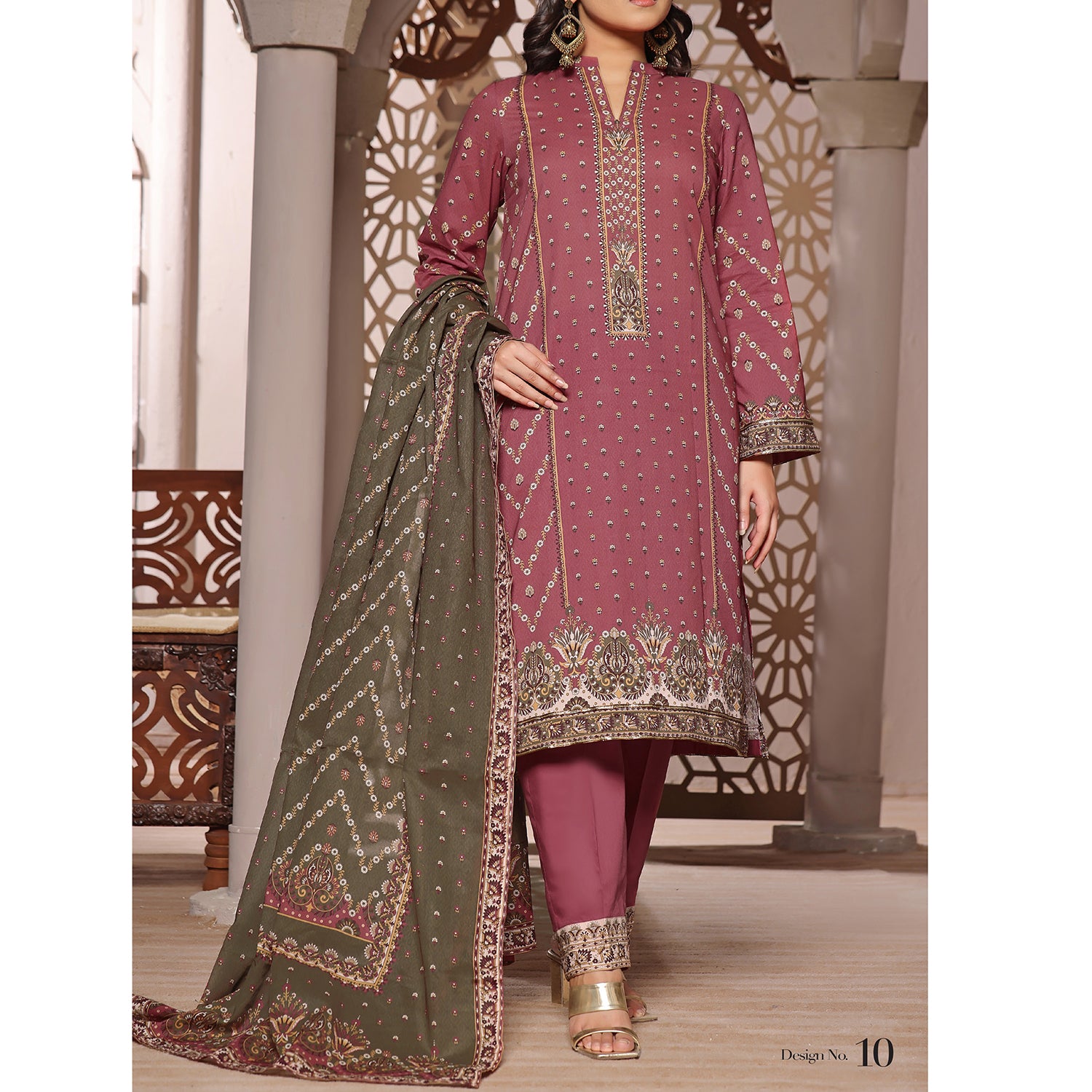 Ayesha Alishba By VS Textile Printed Lawn Unstitched 3Pcs Suit - 590, Women, 3Pcs Shalwar Suit, VS Textile, Chase Value