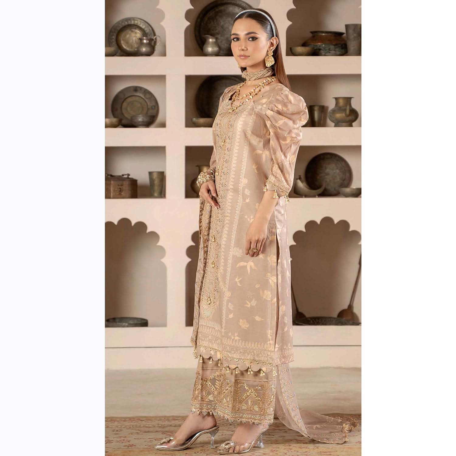 Sunshine Bloom By Al Zohaib Lawn Premium Unstitched 3 Pcs Suit - 10, Women, 3Pcs Shalwar Suit, Al-Zohaib Textiles, Chase Value