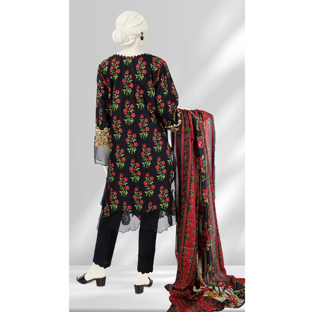 Panjnad By J. Lawn Embroidered 3 Piece Unstitched - 1275-B, Women, 3Pcs Shalwar Suit, Junaid Jamshed, Chase Value