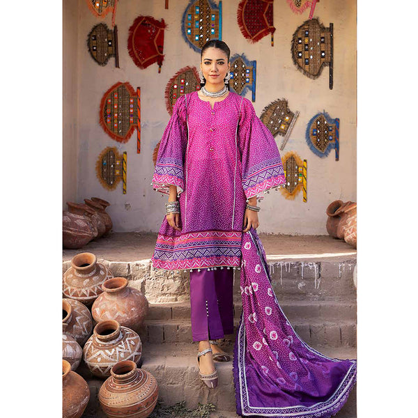 Monsoon Digital Printed Lawn Suit 3 Pes V-1 - 9, Women, 3Pcs Shalwar Suit, Al-Zohaib Textiles, Chase Value
