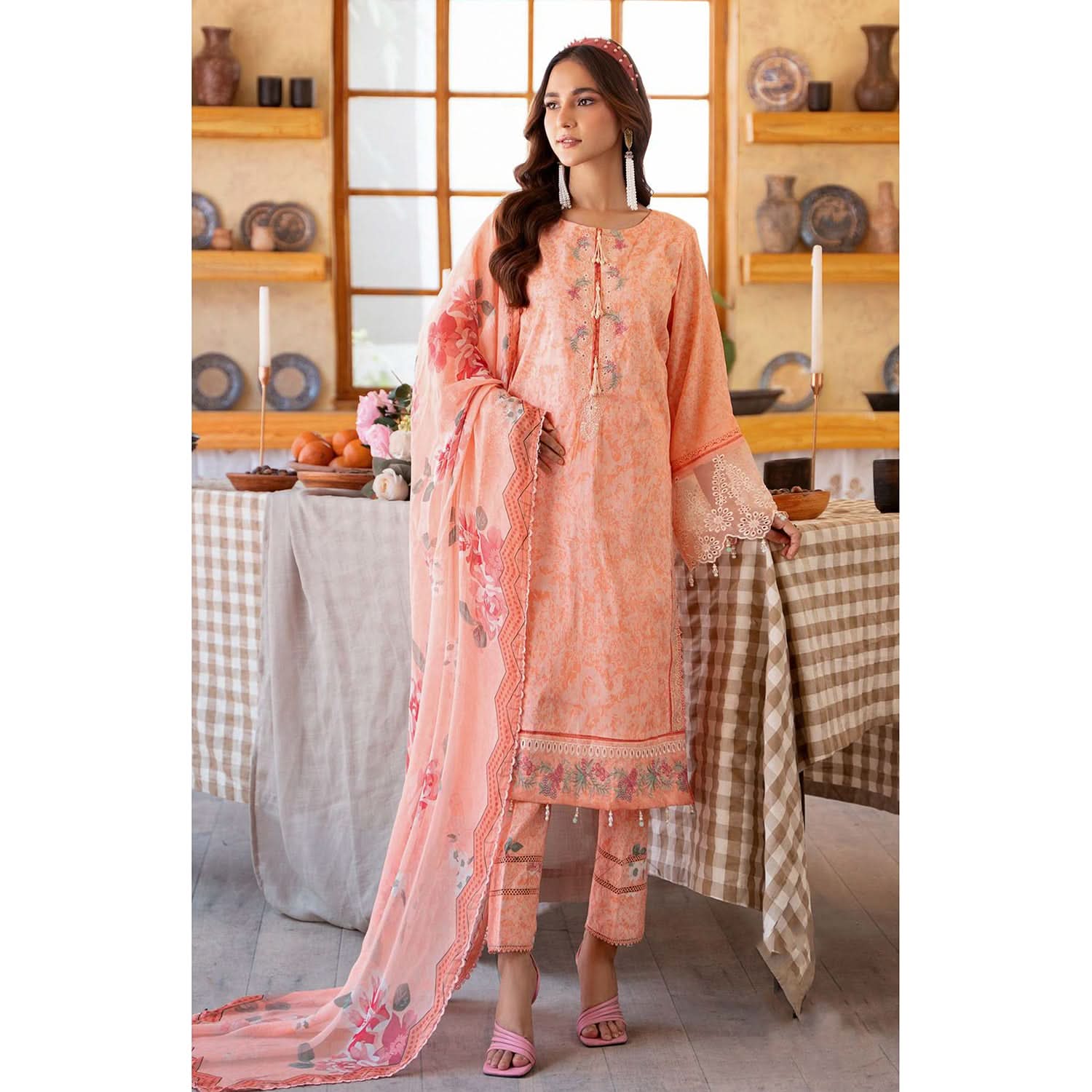 Sunshine Bloom By Al Zohaib Print Kari Lawn Unstitched 3 pcs Suit - 10, Women, 3Pcs Shalwar Suit, Al-Zohaib Textiles, Chase Value