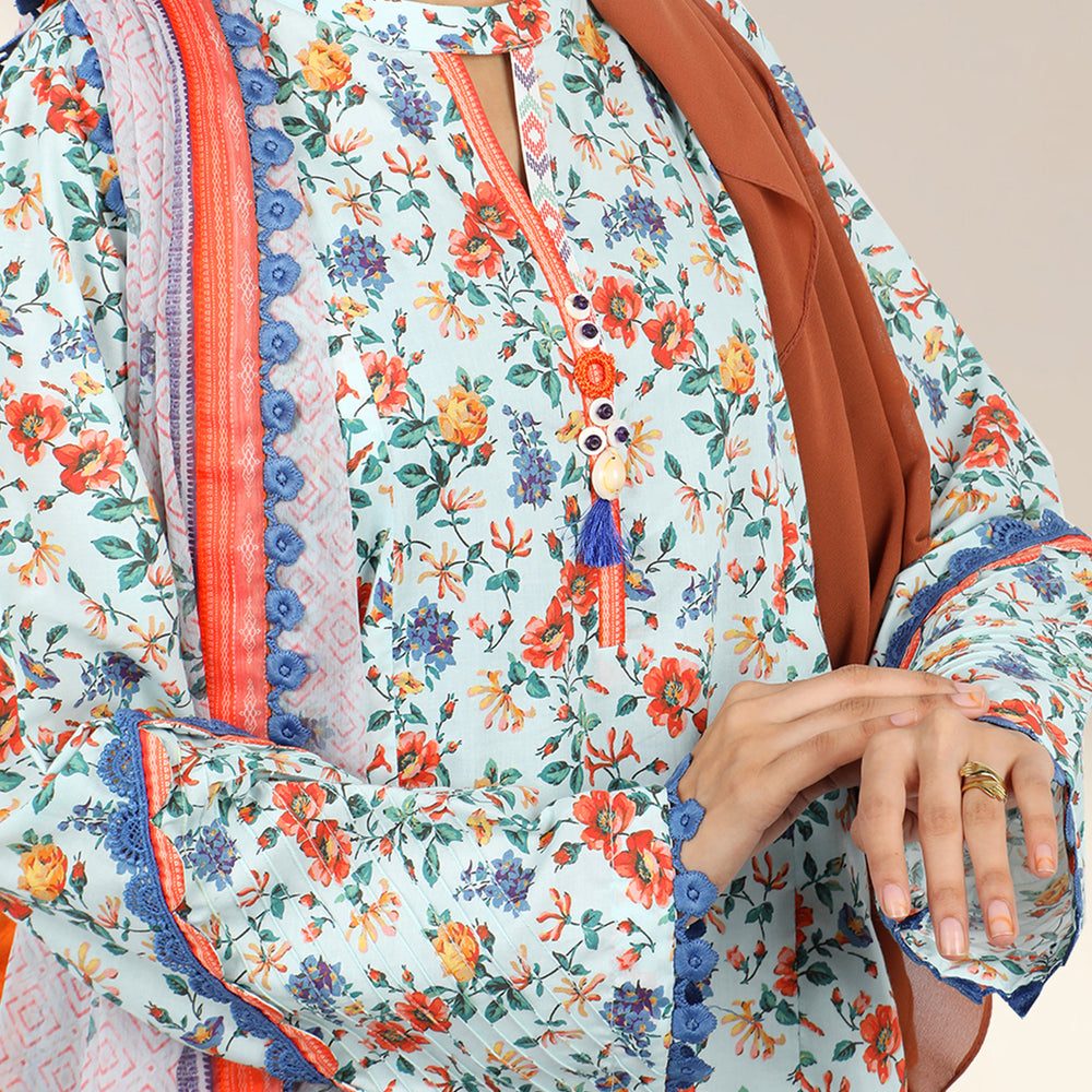 Eminent Women's Un-Stitched 3pcs Suit - 11, Women, 3Pcs Shalwar Suit, Eminent, Chase Value