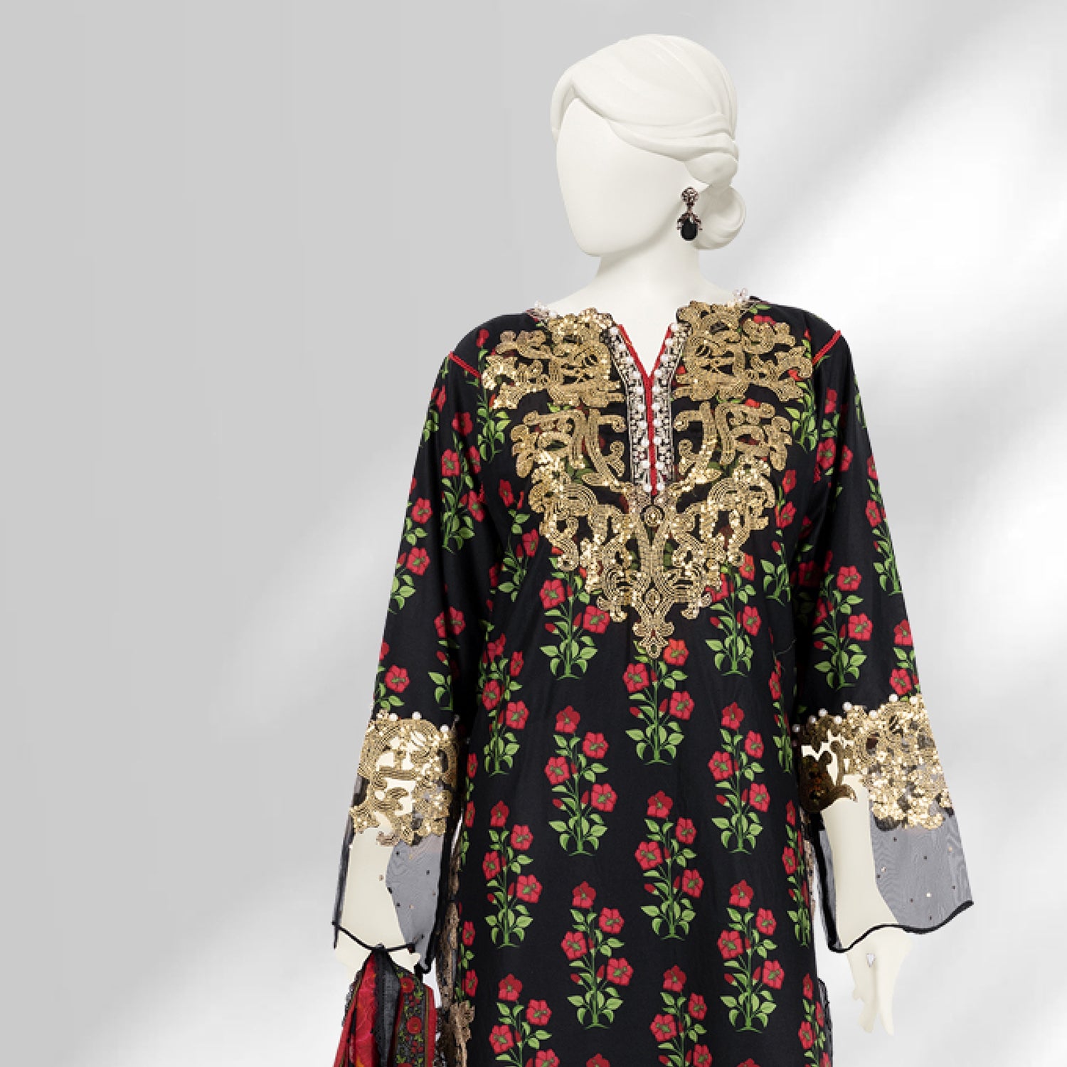 Panjnad By J. Lawn Embroidered 3 Piece Unstitched - 1275-B, Women, 3Pcs Shalwar Suit, Junaid Jamshed, Chase Value