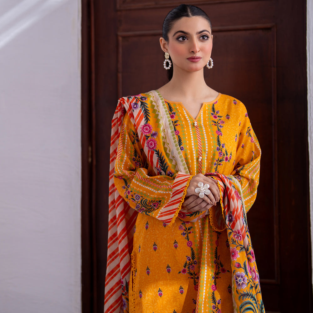 Salina By Regalia Lawn Printed Unstitched 3Pcs Suit V-4 - 10, Women, 3Pcs Shalwar Suit, Regalia Textiles, Chase Value