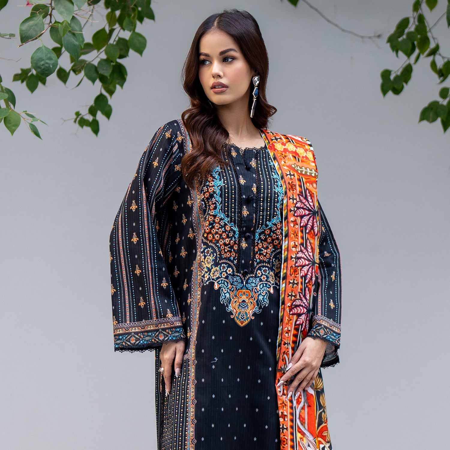 Salina Unstitched Lawn Digital Printed 3 Pcs Suit - 10, Women, 3Pcs Shalwar Suit, Regalia Textiles, Chase Value