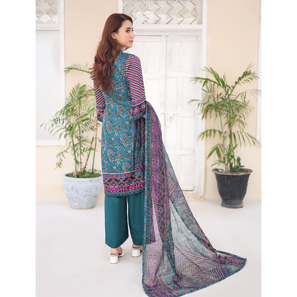 Laiba By SN Cloth Printed Unstitched 3 Pcs Suit - 16