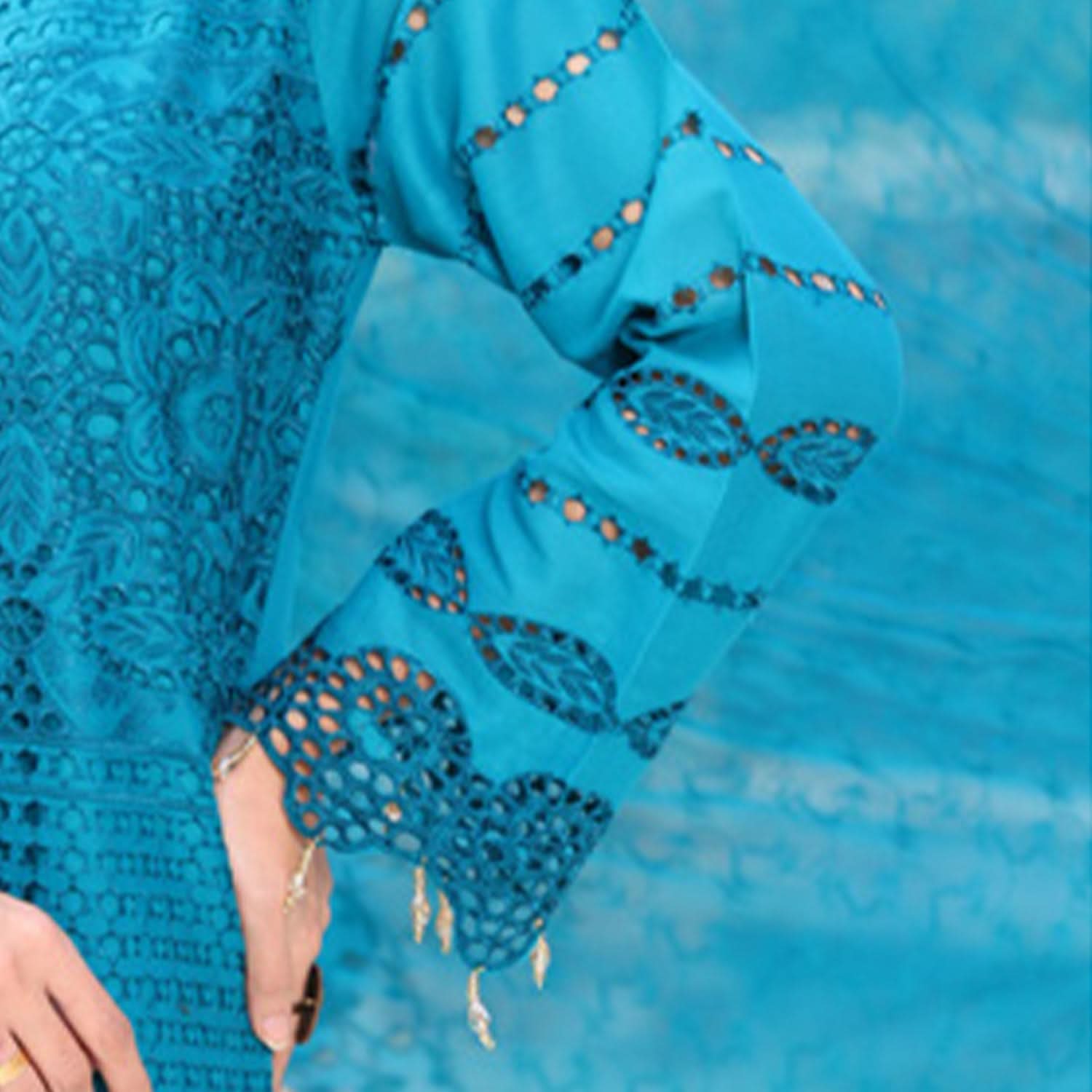 Summer Vibes By Dr. Haris Chikankari Lawn Unstitched 4 Pec Suit - 2, Women, 3Pcs Shalwar Suit, MI Creation, Chase Value