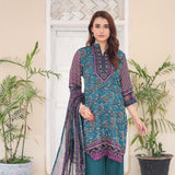 Laiba By SN Cloth Printed Unstitched 3 Pcs Suit - 16, Women, 3Pcs Shalwar Suit, SN Cloth, Chase Value
