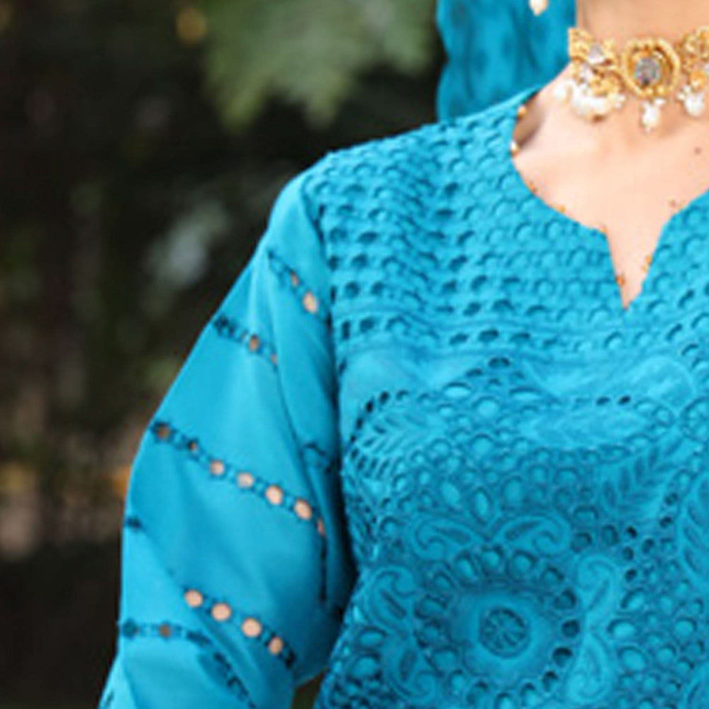Summer Vibes By Dr. Haris Chikankari Lawn Unstitched 4 Pec Suit - 2, Women, 3Pcs Shalwar Suit, MI Creation, Chase Value