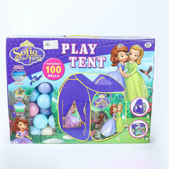 Big Tent House for Kids with 100 Soft Plastic Balls – Fun Indoor & Outdoor Playhouse