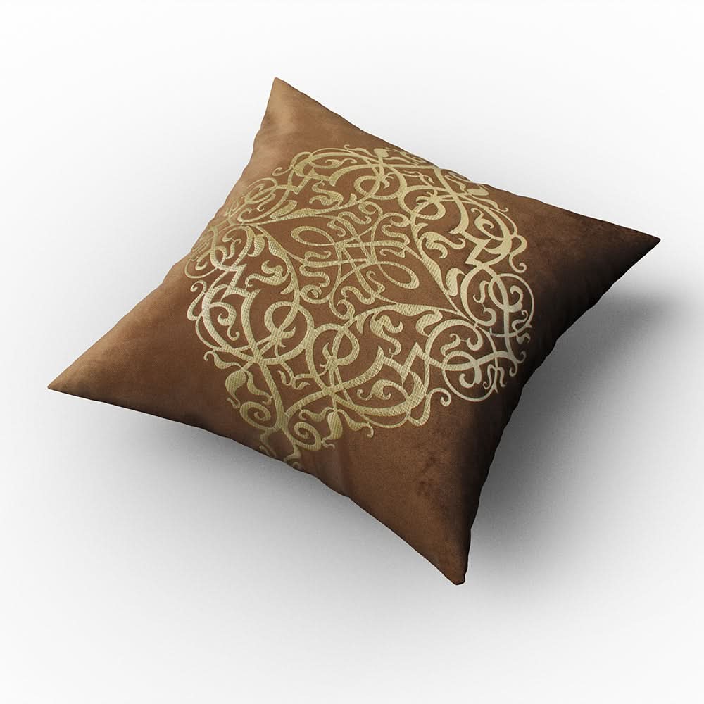 Velvet Stripes Cushion - Dark Brown, Cushions & Pillows, Chase Value, Chase Value