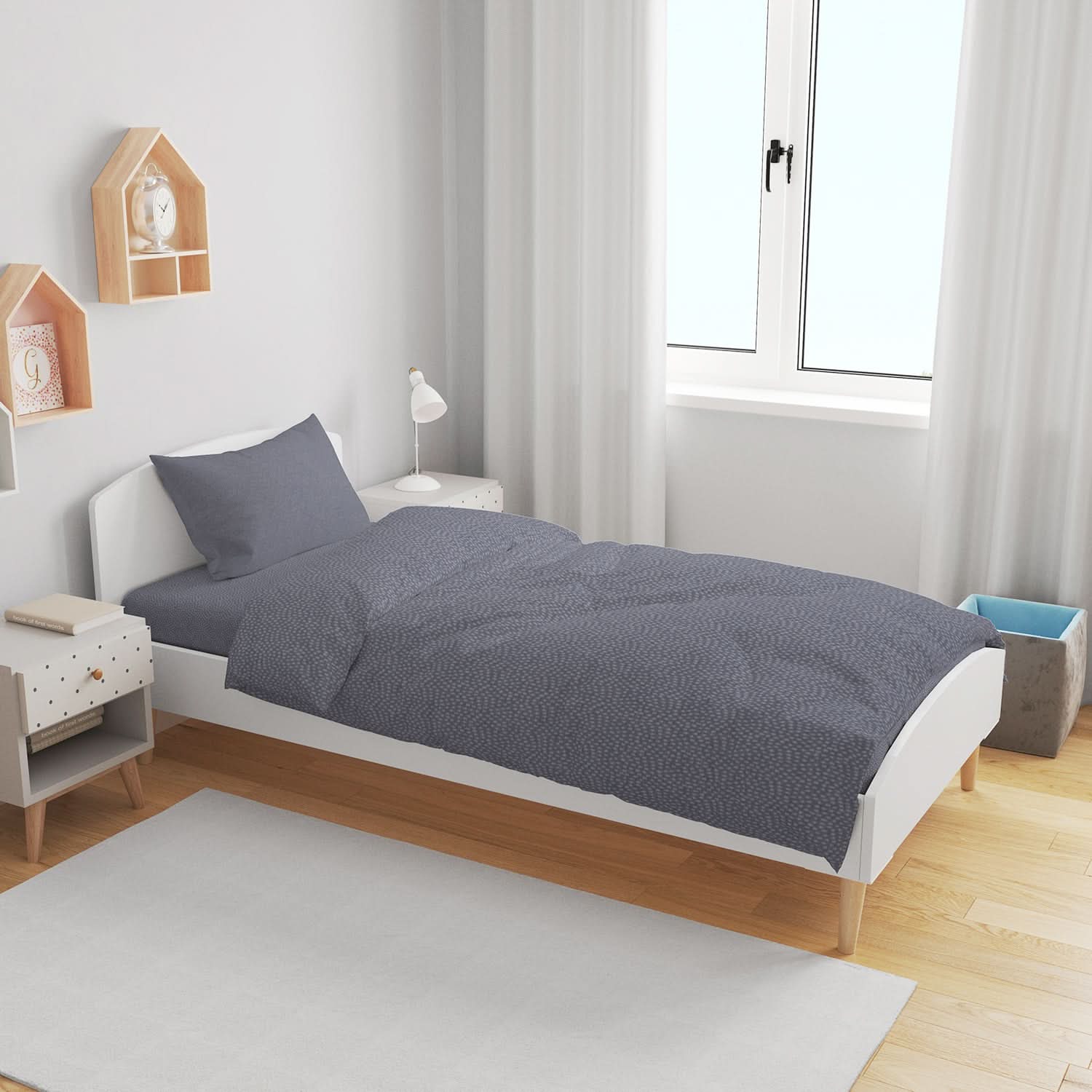 Single Bedsheet 2pcs - N14, Single Size Bed Sheet, Chase Value, Chase Value