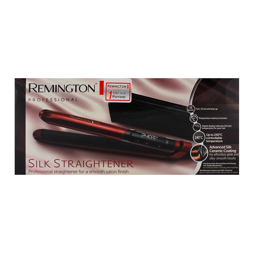 Remington Hair Straightener With Advanced Silk Ceramic Coating S9600, Straightener & Curler, Remington, Chase Value