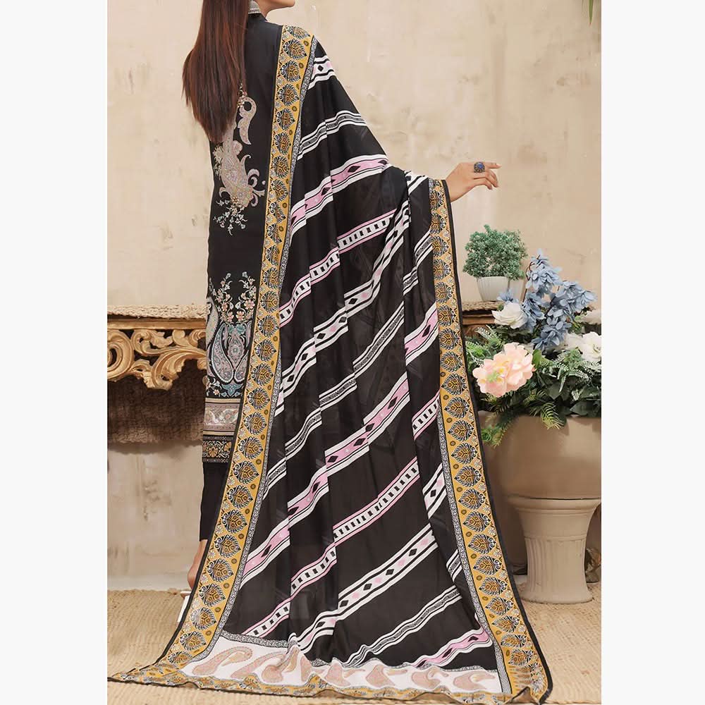 VS Malhar Cambric Printed Unstitched 3Pcs Suit V-1, Women, 3Pcs Shalwar Suit, VS Textiles, Chase Value