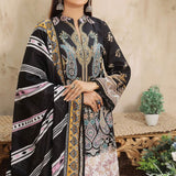VS Malhar Cambric Printed Unstitched 3Pcs Suit V-1, Women, 3Pcs Shalwar Suit, VS Textiles, Chase Value
