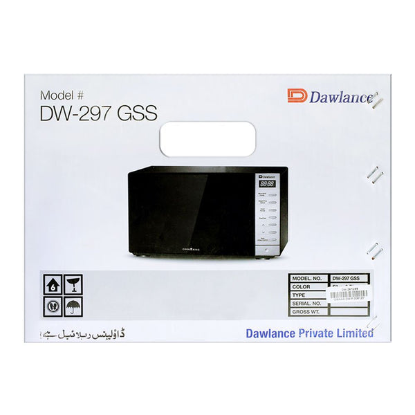 Dawlance Microwave Oven, Cooking Series, 20 Liters, DW-297 GSS, Microwave & Oven, Dawlance, Chase Value