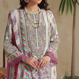 VS Malhar Cambric Printed Unstitched 3Pcs Suit V-1, Women, 3Pcs Shalwar Suit, VS Textiles, Chase Value