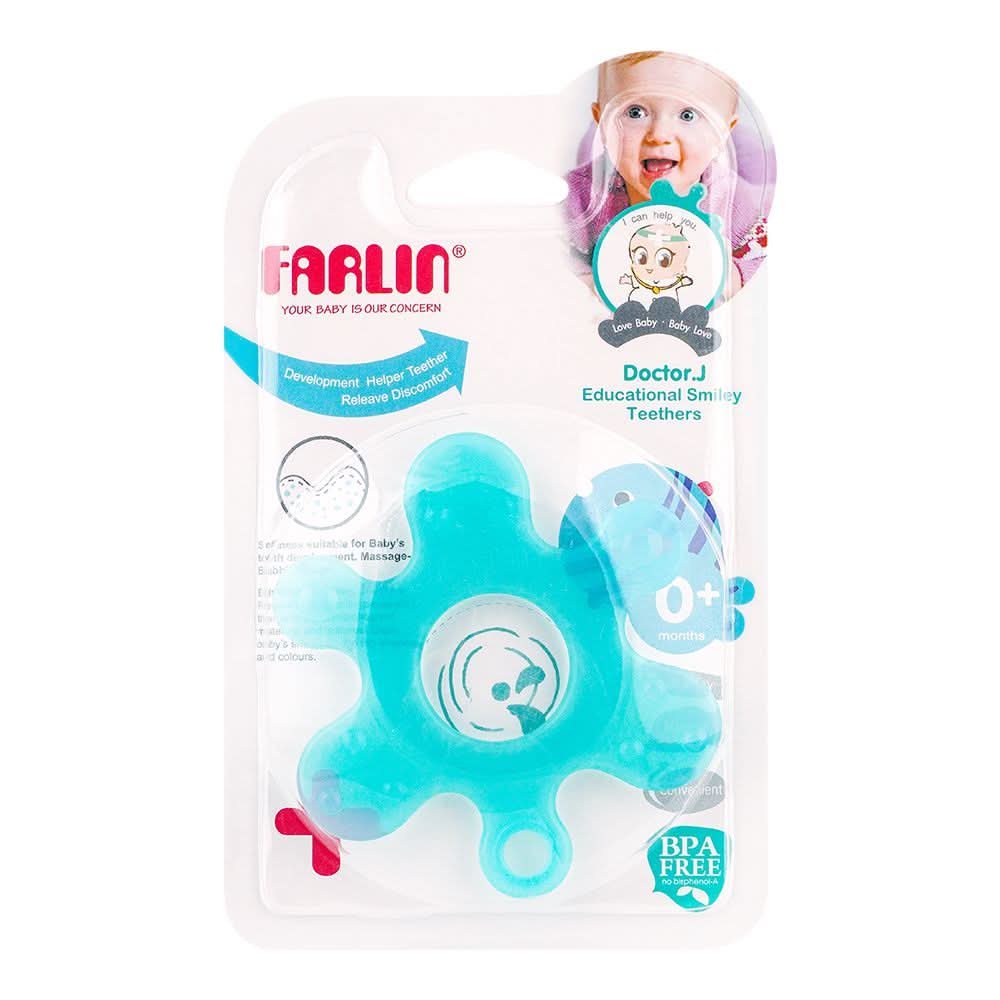 Farlin Doctor J. Educational Smiley Teether, BBS-005, Feeding Supplies, Farlin, Chase Value