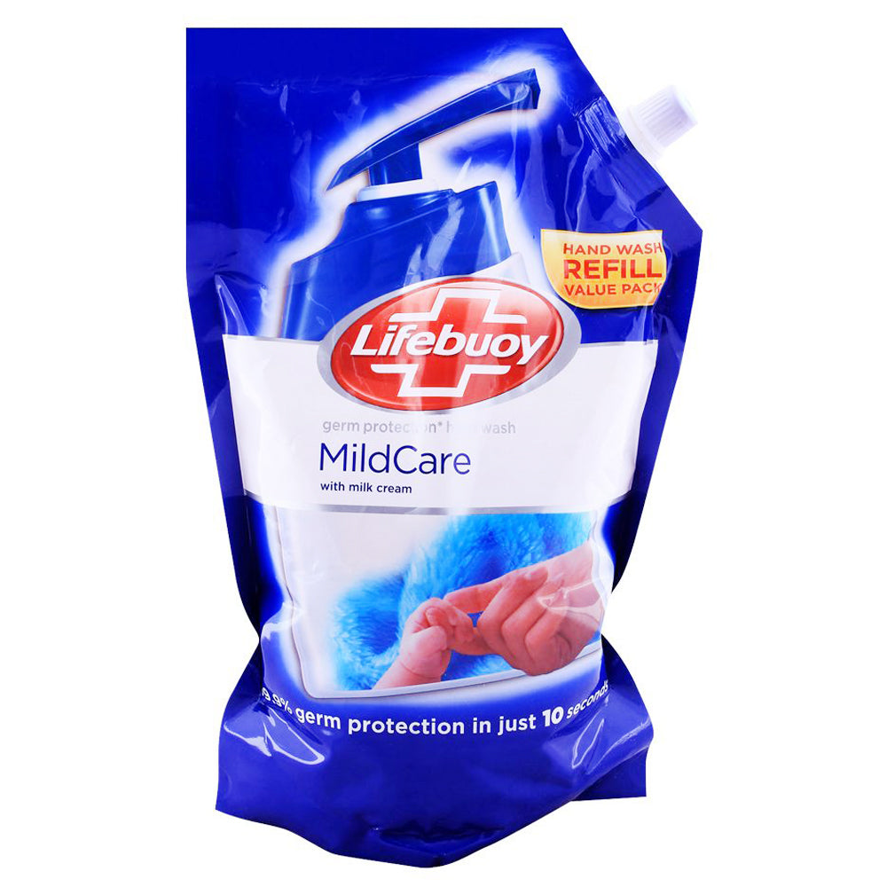 Life Buoy Hand Wash Pouch Mild Care 1 Ltr, Beauty & Personal Care, Hand Wash, Lifebouy, Chase Value