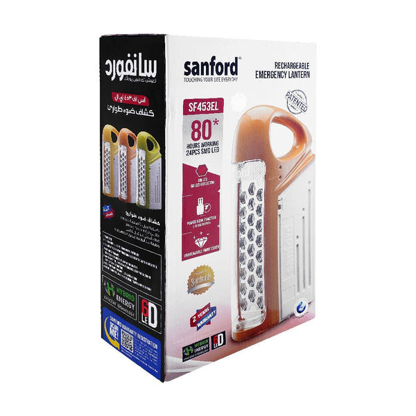 Sanford Rechargeable Emergency Light, SF-453 - Mix Colour, Emergency Lights & Torch, Sanford, Chase Value