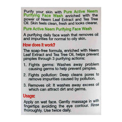 Garnier Skin Active Pure Active Neem Purifying Face Wash, For Normal To Oily Skin, 50ml, Face Washes, Garnier, Chase Value