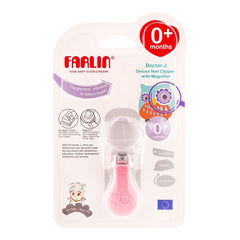 Farlin Doctor J. Deluxe Nail Clipper With Magnifier, 0m+, BC-50006, Feeding Supplies, Farlin, Chase Value