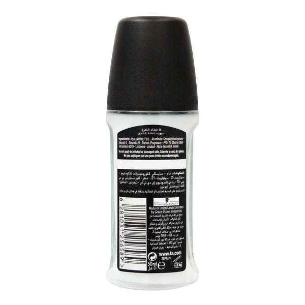 Fa Men 72H Sport Recharge Recharging Scent Roll-On Deodorant, For Men, 50ml