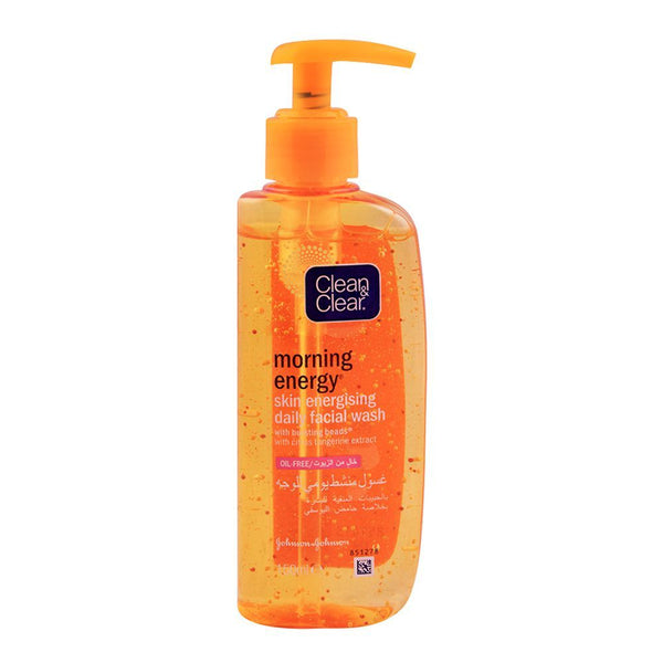 Clean & Clear Morning Energy Skin Energising Daily Facial Wash Oil Free, 150ml, Face Washes, Clean & Clear, Chase Value