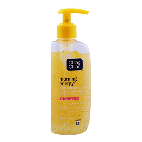 Clean & Clear Morning Energy Skin Brightening Daily Facial Wash, Oil Free, 150ml, Face Washes, Clean & Clear, Chase Value