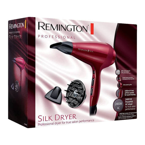 Remington Professional Silk Hair Dryer, 2400W, AC9096, Hair Dryer, Remington, Chase Value