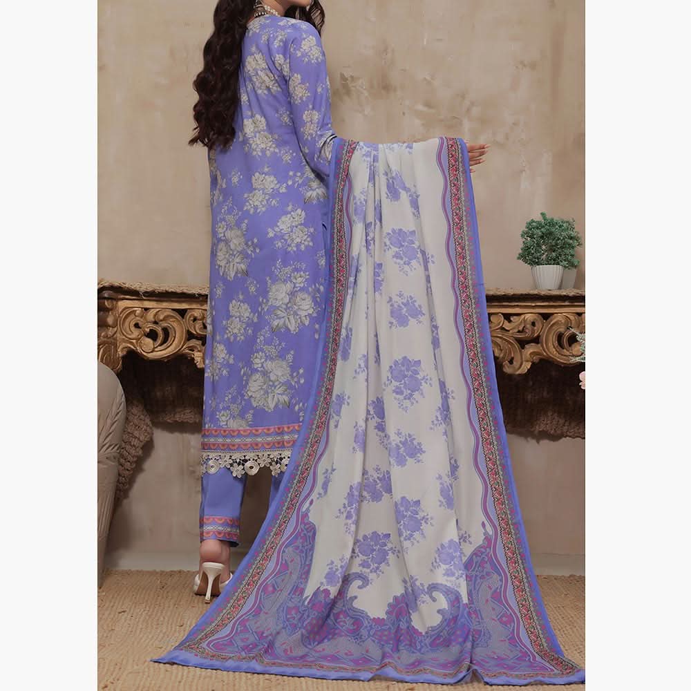 VS Malhar Cambric Printed Unstitched 3Pcs Suit V-1, Women, 3Pcs Shalwar Suit, VS Textiles, Chase Value