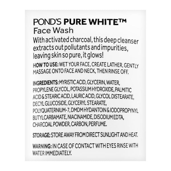 Pond's Pure White Anti Pollution Face Wash, 50g, Face Washes, Pond's, Chase Value