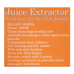 Sayona Juice Extractor SJ-4508, 1000W