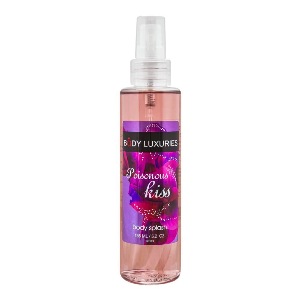 Body Luxuries Poisonous Kiss Body Splash, 155ml, Women Body Spray & Mist, Body Luxuries, Chase Value