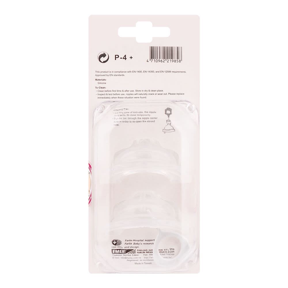 Farlin Nipple 2 Pcs P-4-X, Feeding Supplies, Farlin, Chase Value