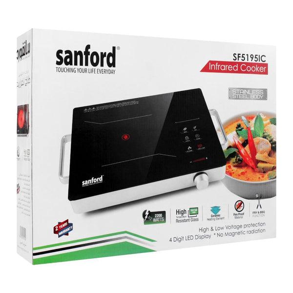 Sanford Infrared Electric Cooker, 2200W, Sf-5195, Toaster & Hot Plate, Sanford, Chase Value