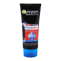 Garnier Skin Active Pure Active Anti-Blackheads 3-In-1 Daily Wash + Scrub + Mask, 100ml, Face Washes, Garnier, Chase Value