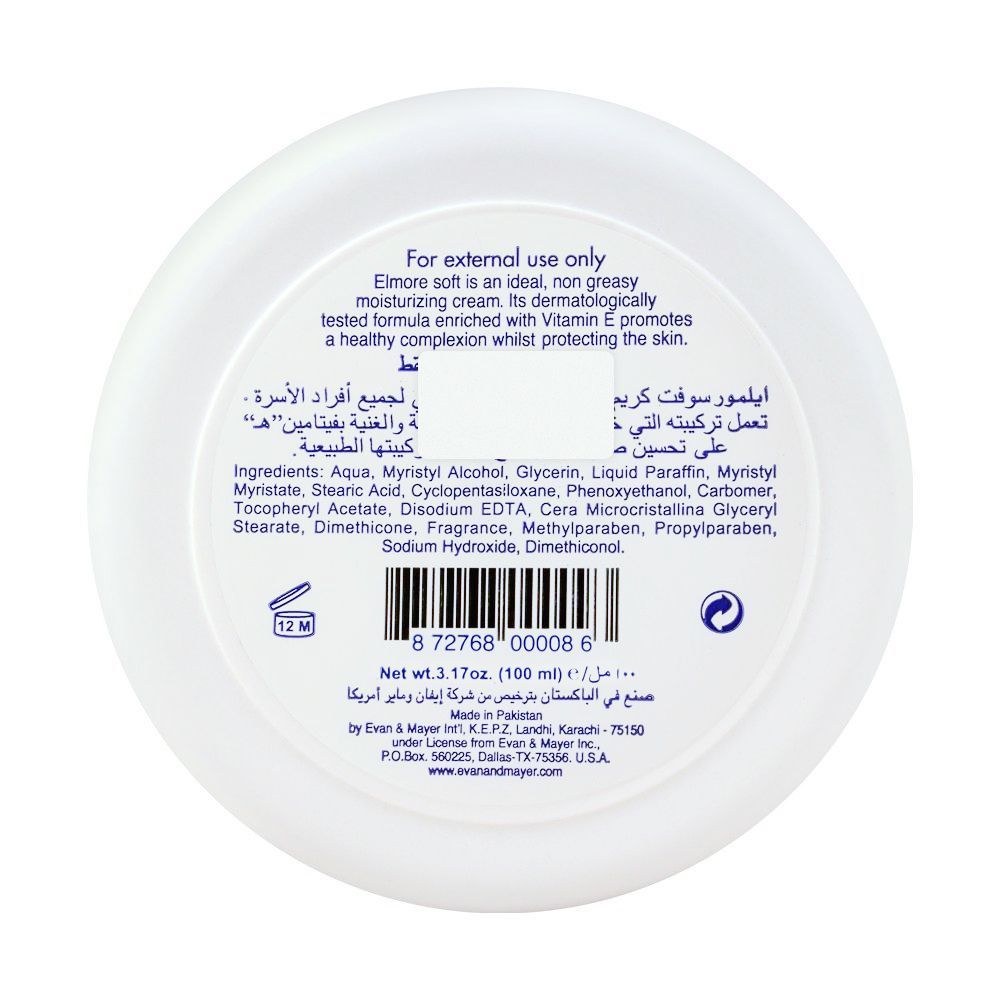 Elmore Soft Moisturizing Cream - 100ml, Creams & Lotions, Chase Value, Chase Value