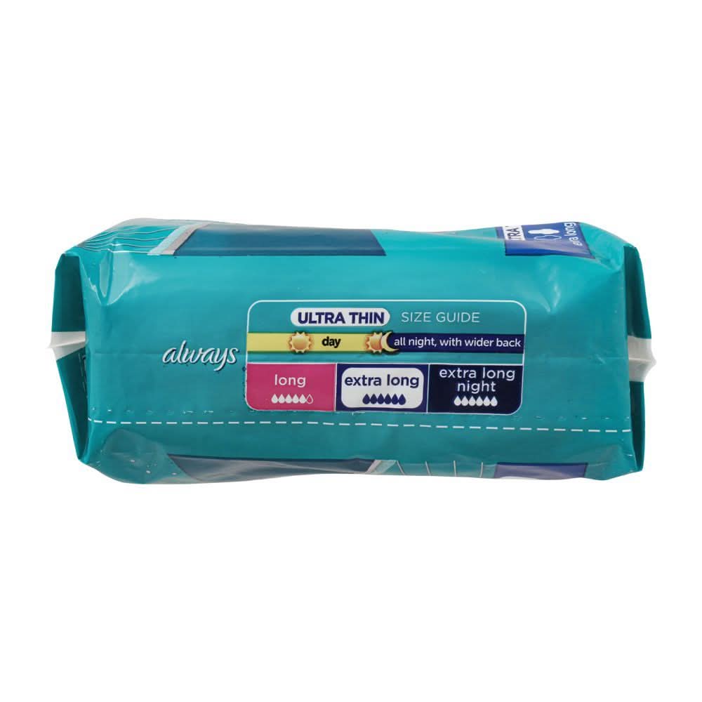 Always Ultra Thin Extra Long Pads, 14 Pads, Value Pack, Sanitory Napkins, Always, Chase Value