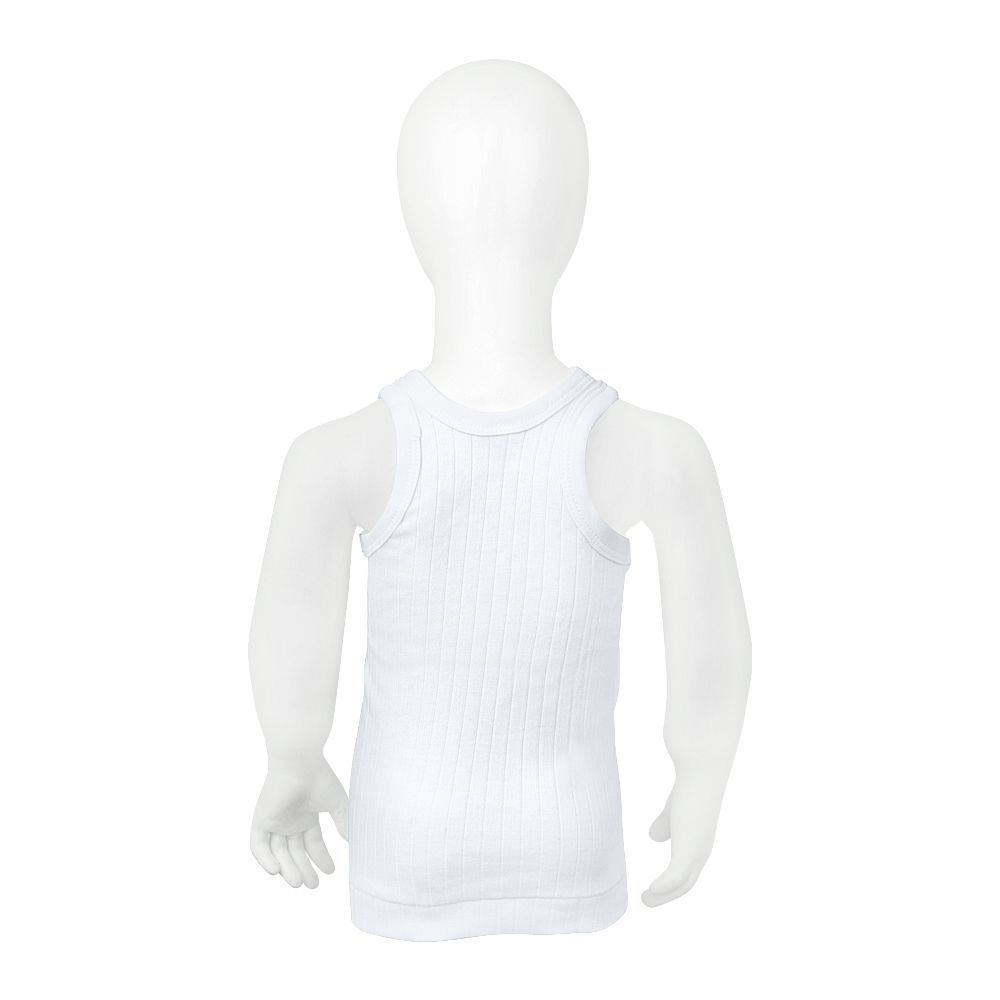 Lily Boys Vest Sando - White, Boys Vest, Chase Value, Chase Value
